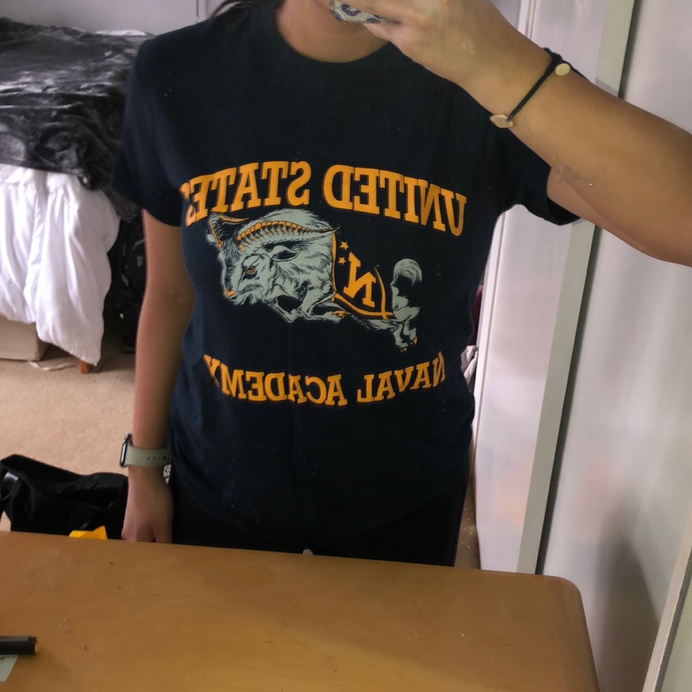 USNA T-Shirt naval academy tee size small